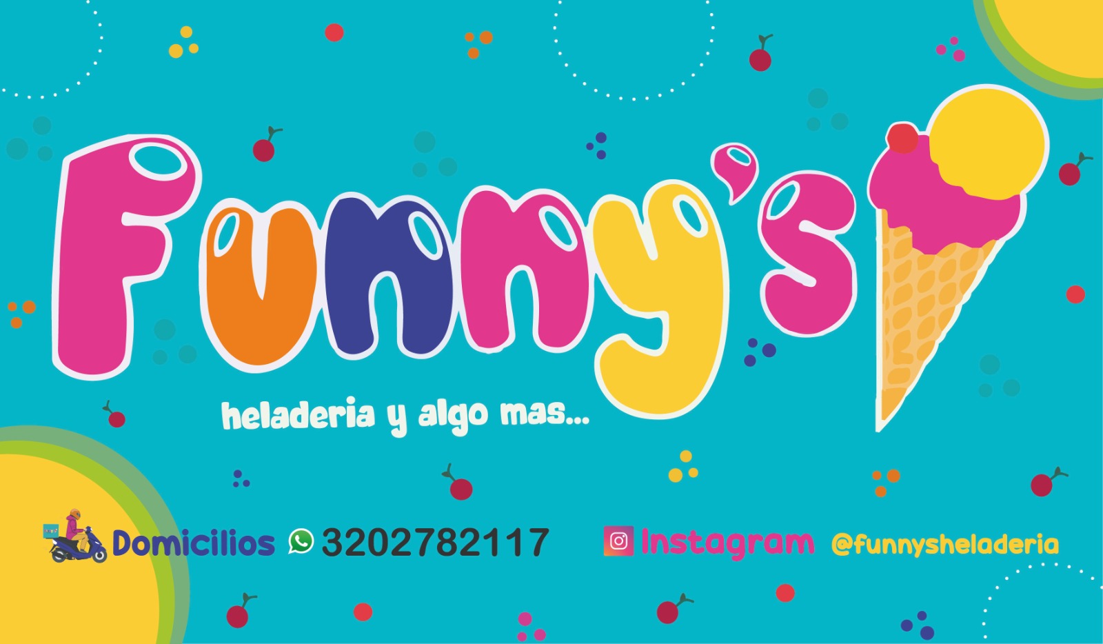 Diseño publicitario para tanque de helados con identidad de marca
