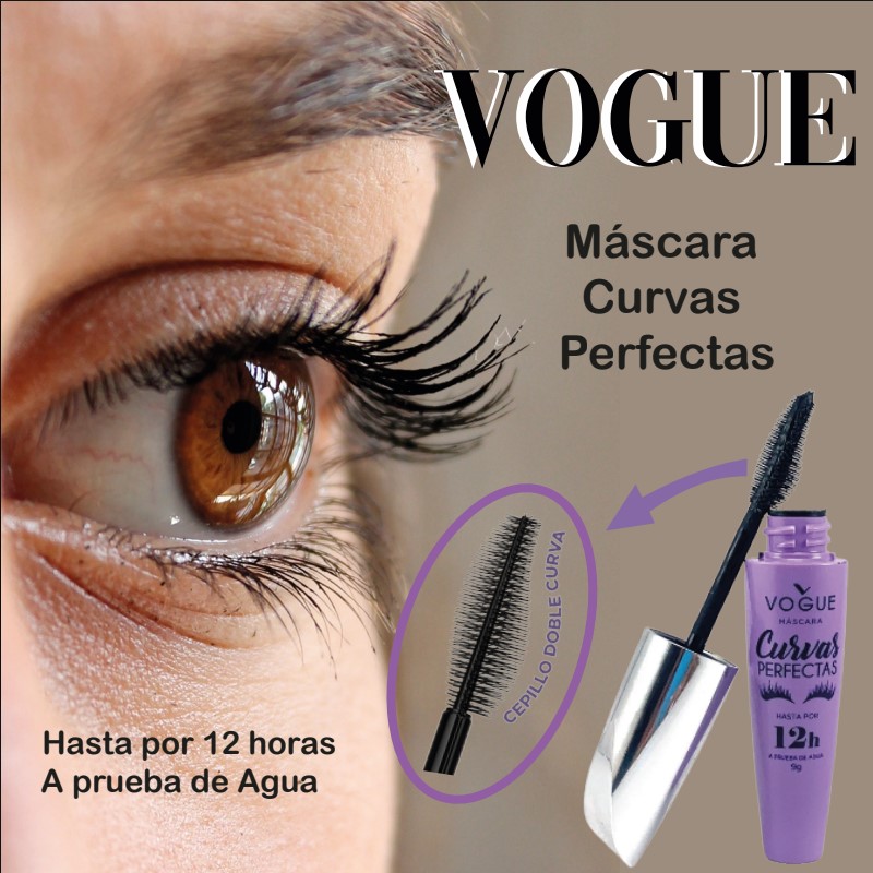Banner publicitario para marca de máscara de pestañas