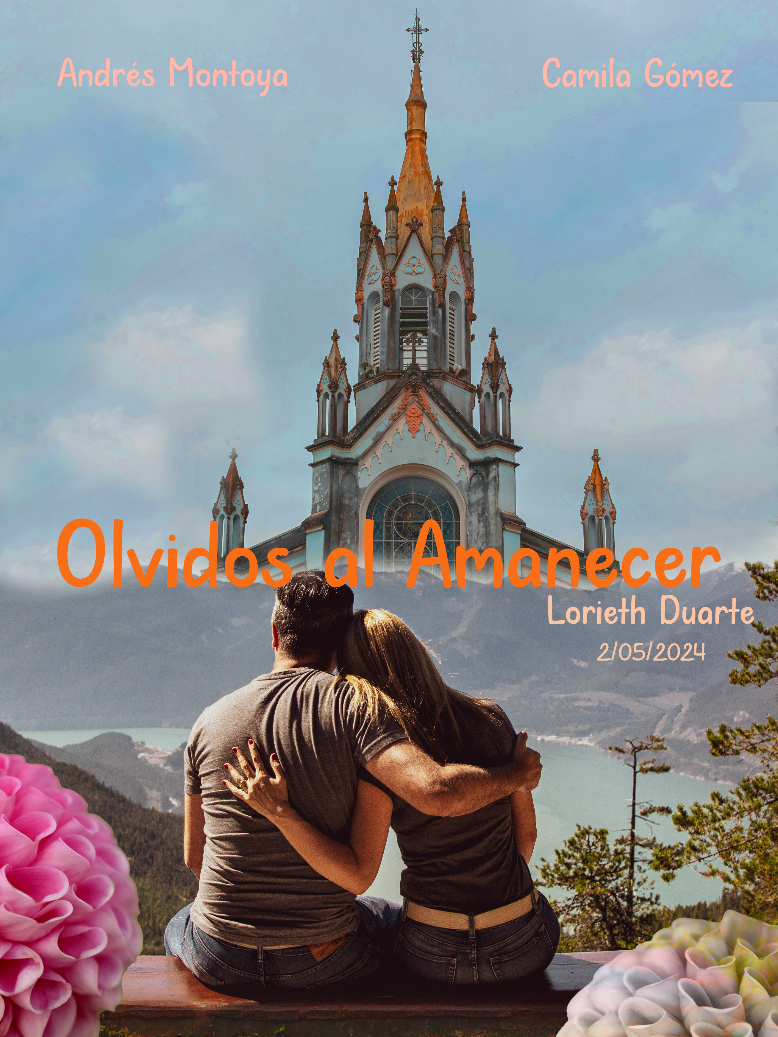 Portada de novela romántica con atmósfera cálida
